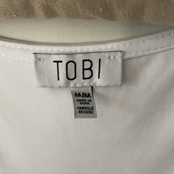 Long sleeve plunge crop top - Picture 2 of 2